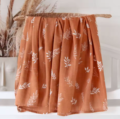 Eira Printed Muslin Swaddle