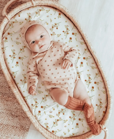 Petal Bassinet Sheets