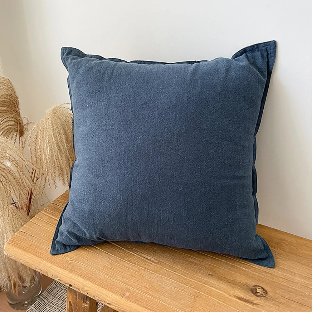 Ramie Cotton Throw Pillowcases