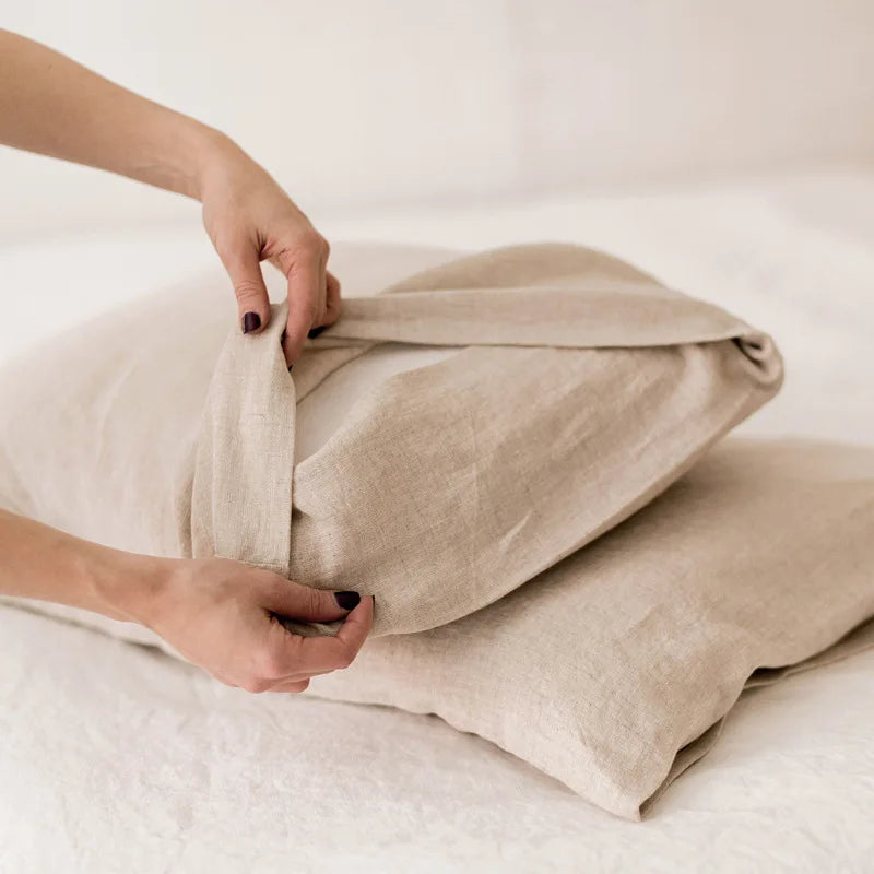 LuxeLinen Pillowcases- Flax Linen