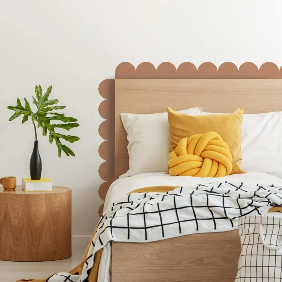 Boho Heart Border Wall Decal