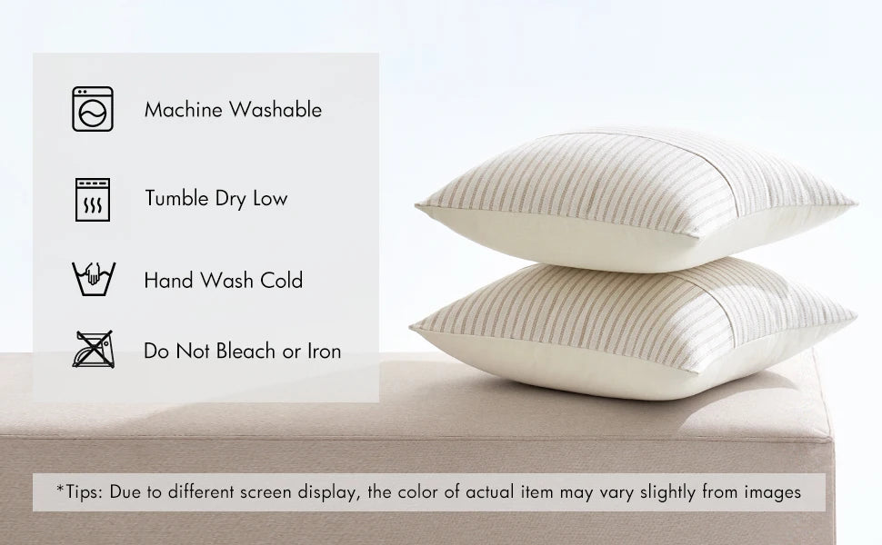 Linea Striped Linen Cushion Cover