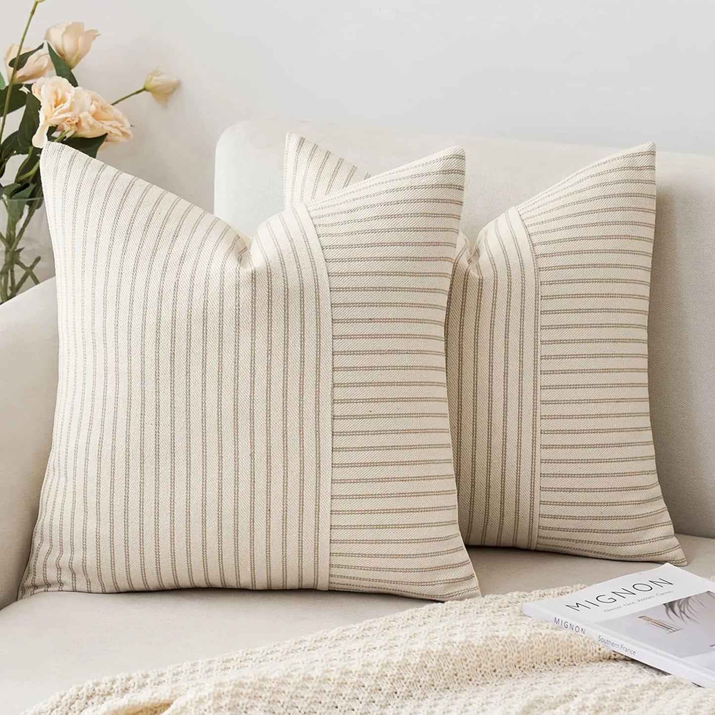 Linea Striped Linen Cushion Cover