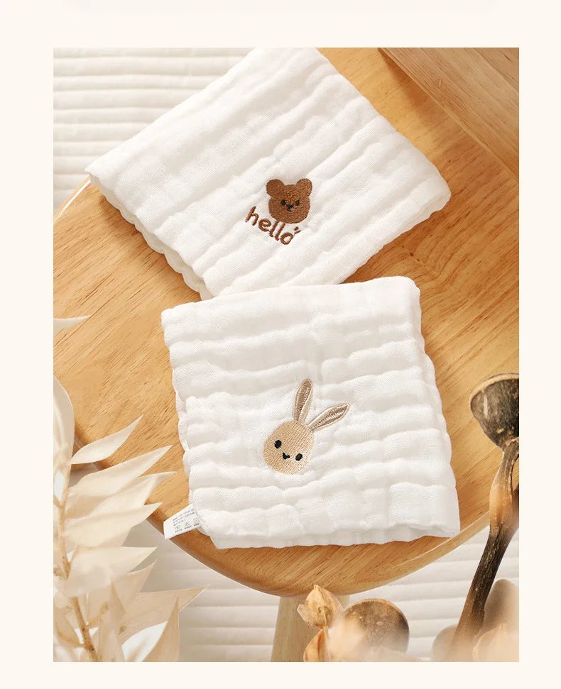 Puffin Burp Cloth