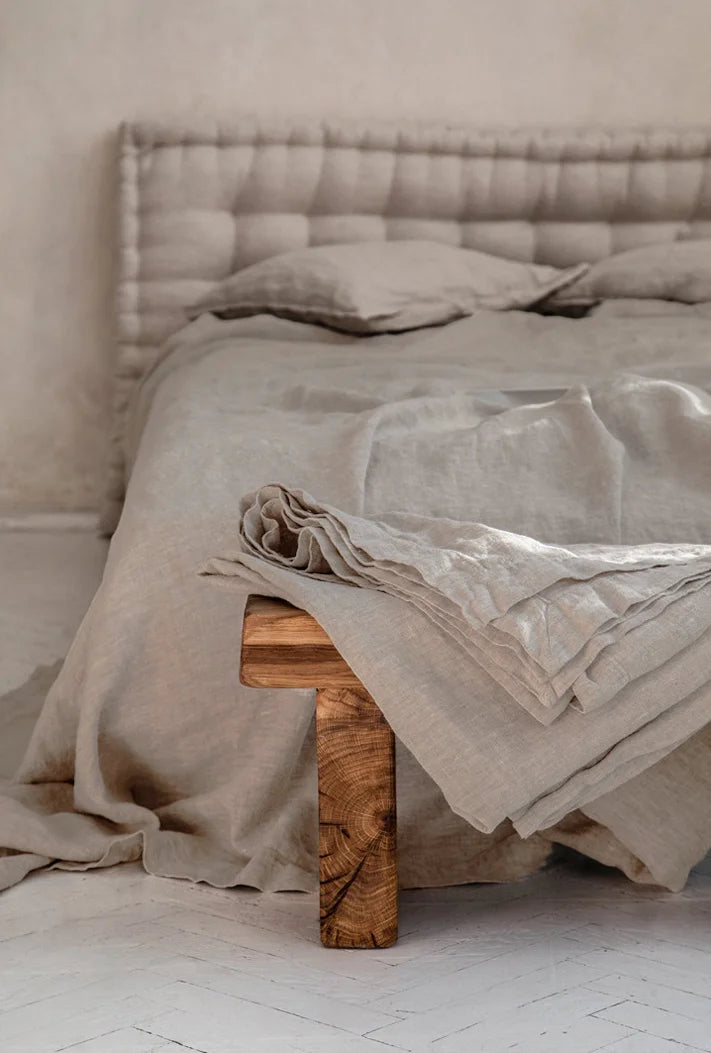 LuxeLinen Sheet Set ( Flat Sheet + 2 Pillowcases)