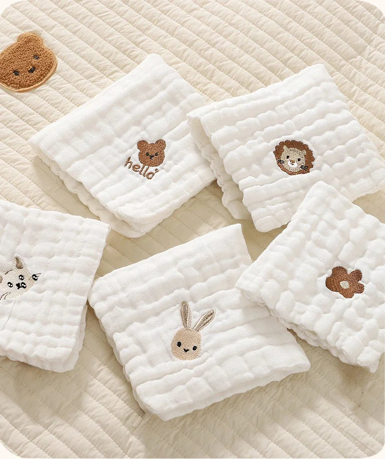 Puffin Burp Cloth