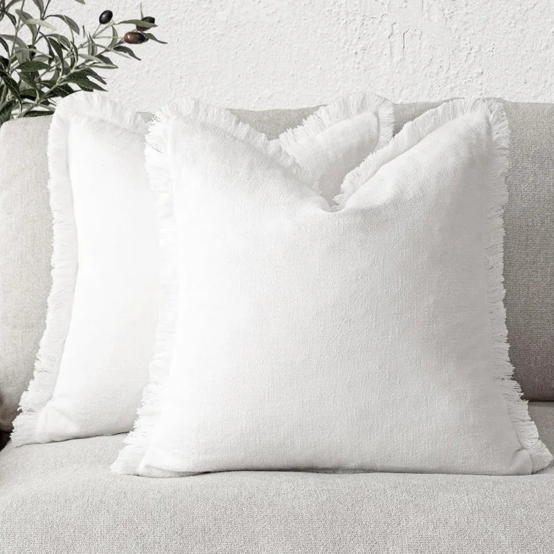 Lira Cotton Cushion Cover with Tassels