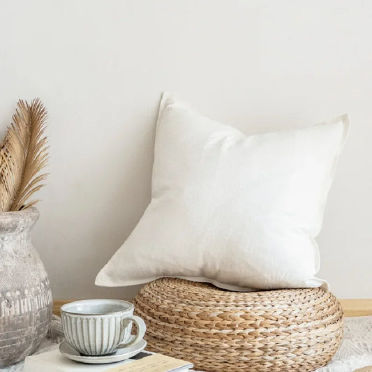 Ramie Cotton Throw Pillowcases