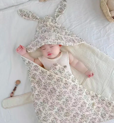 Cocoon Envelope Swaddle Wrap- Bunny Ear Design