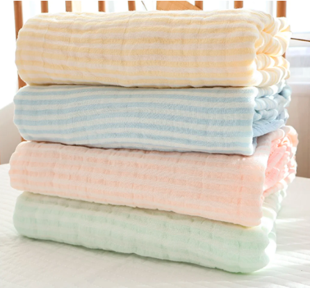 StripeHaven Muslin Swaddle Blanket