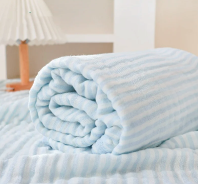 StripeHaven Muslin Swaddle Blanket