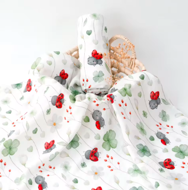 Leila Muslin Swaddle Blanket