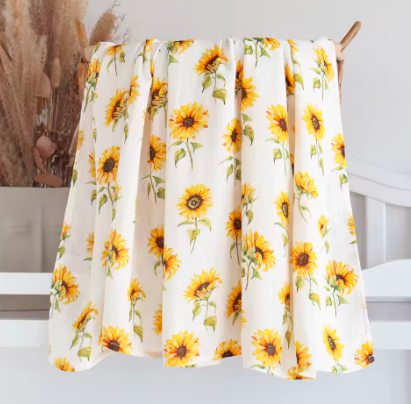 Eira Printed Muslin Swaddle