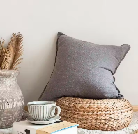 Ramie Cotton Throw Pillowcases