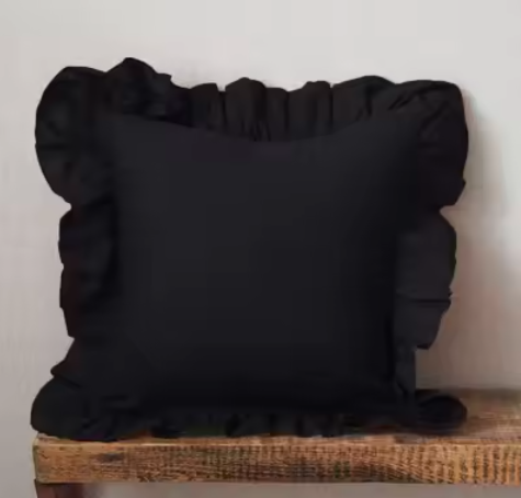 Flounce Ruffle Throw Pillowcase