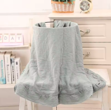 SnuggleRuffle Organic Muslin Baby Swaddle