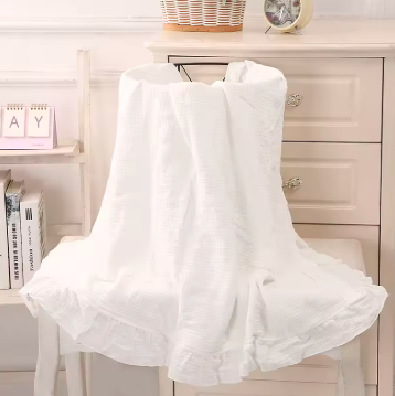 SnuggleRuffle Organic Muslin Baby Swaddle