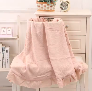 SnuggleRuffle Organic Muslin Baby Swaddle