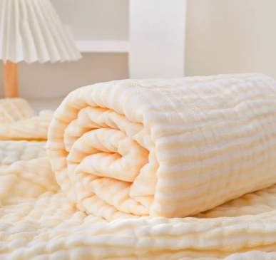 StripeHaven Muslin Swaddle Blanket