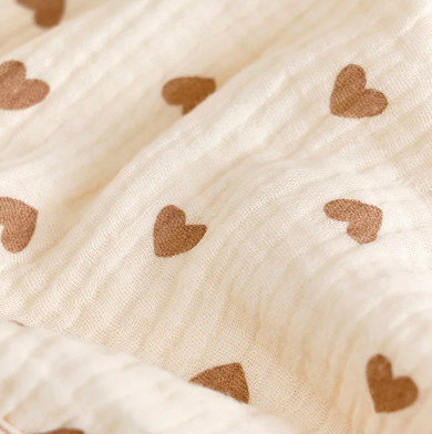 Rainbow & Heart Bib