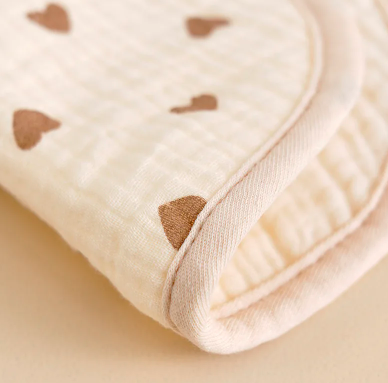Rainbow & Heart Bib