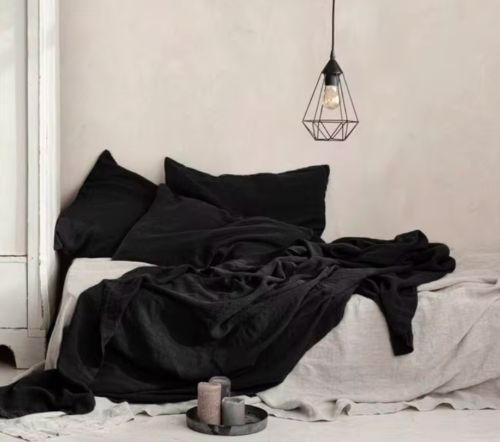LuxeLinen Sheet Set ( Flat Sheet + 2 Pillowcases)