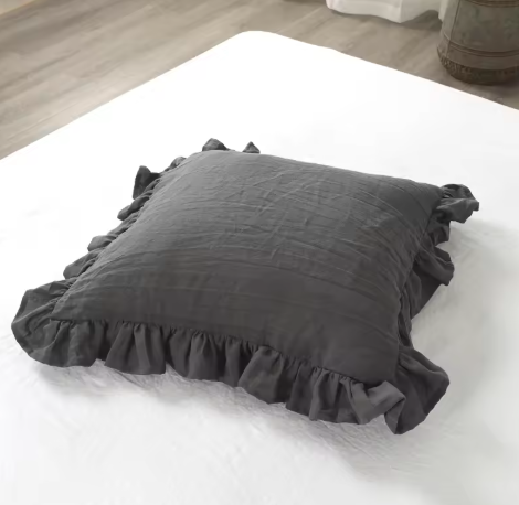 Flounce Ruffle Throw Pillowcase