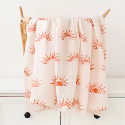 Eira Printed Muslin Swaddle