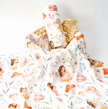 Leila Muslin Swaddle Blanket